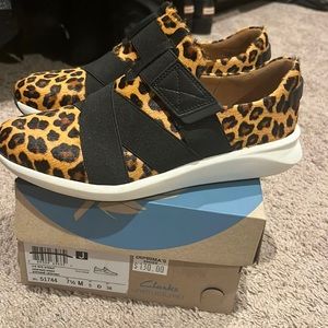 Leopard Print Tennis Shoes